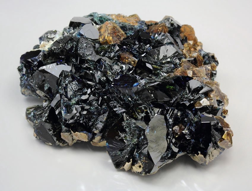 LAZULITE, SIDERITE, QUARTZ