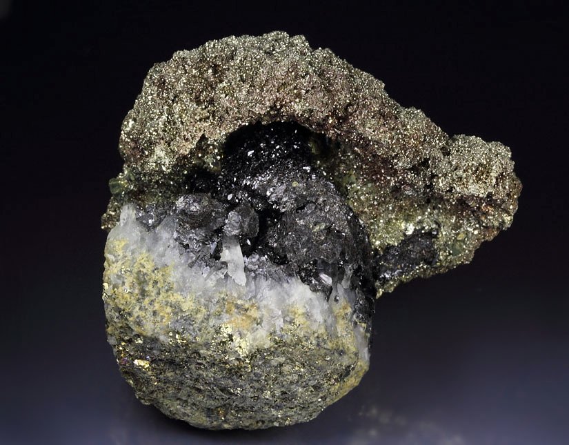 PYRITE, QUARTZ, SPHALERITE