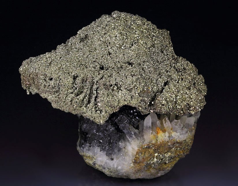 PYRITE, QUARTZ, SPHALERITE