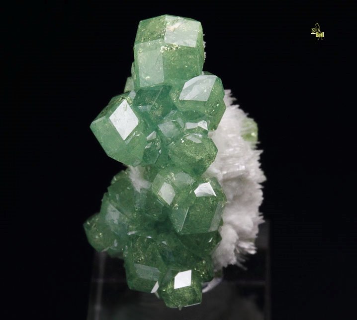 new find - gem GARNET var. ANDRADITE var. DEMANTOID, WOLLASTONITE