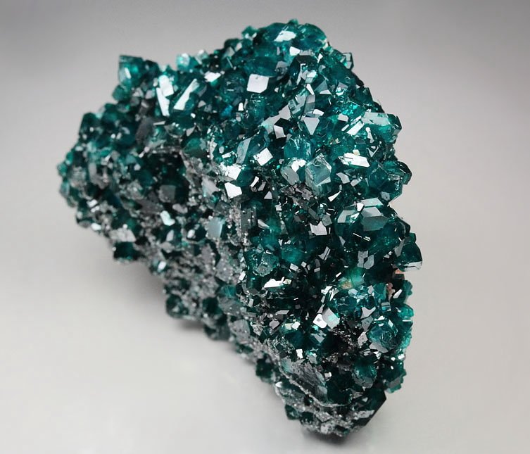 gem DIOPTASE, CALCITE, DUFTITE