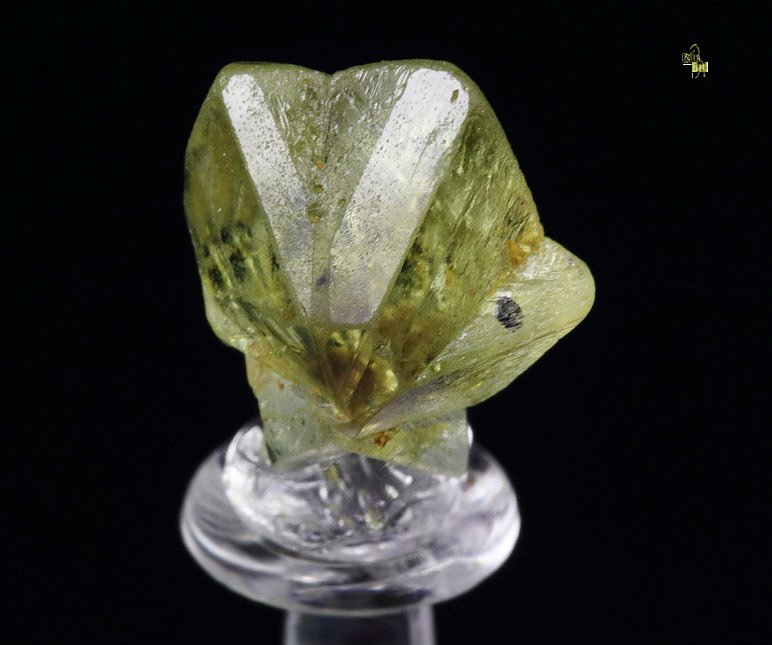 gem CHRYSOBERYL twinned