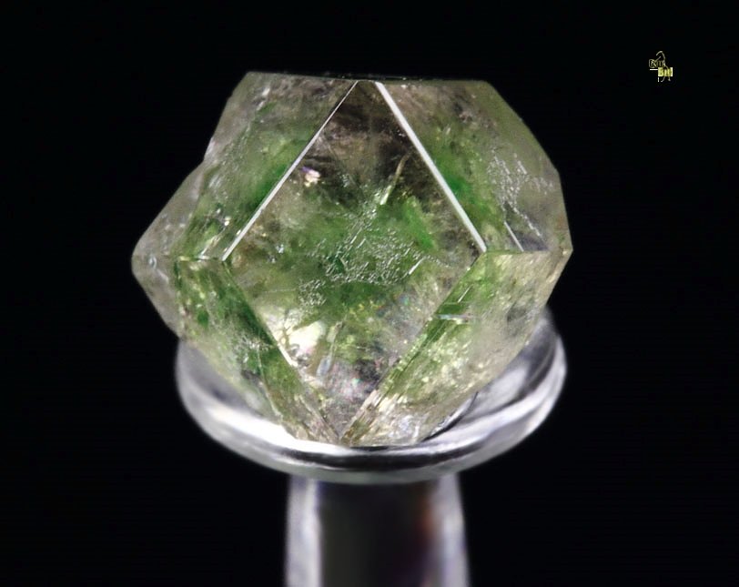 gem GARNET var. GROSSULAR with GREEN CHROMIAN PHANTOM