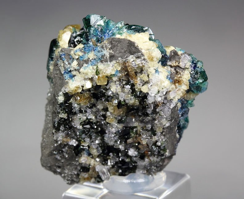 gem LAZULITE, gemmy KULANITE, SIDERITE