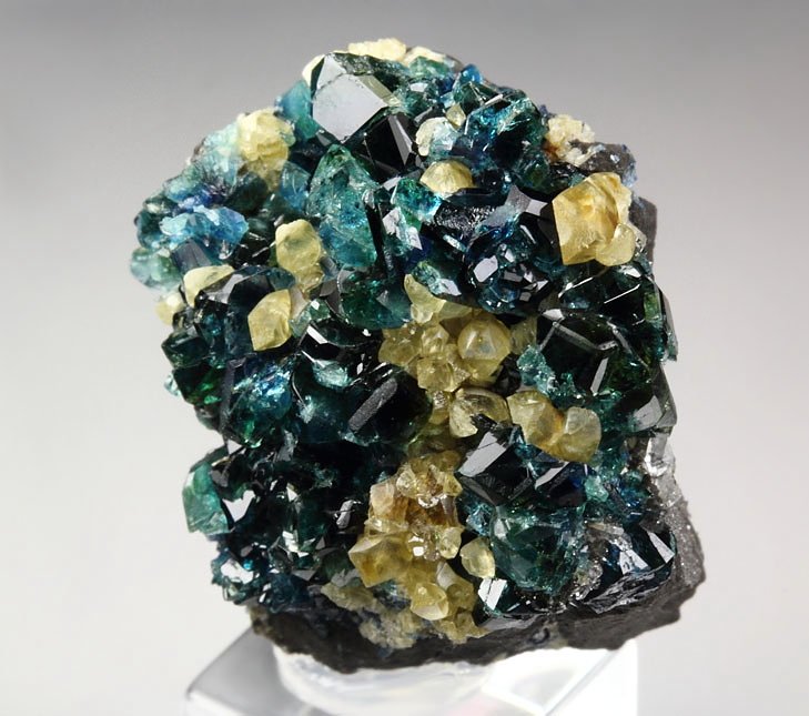 gem LAZULITE, gemmy KULANITE, SIDERITE