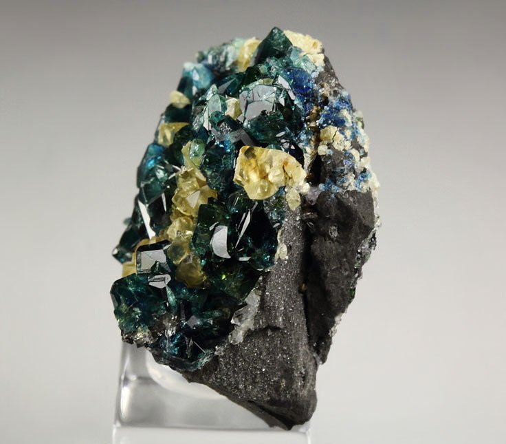 gem LAZULITE, gemmy KULANITE, SIDERITE