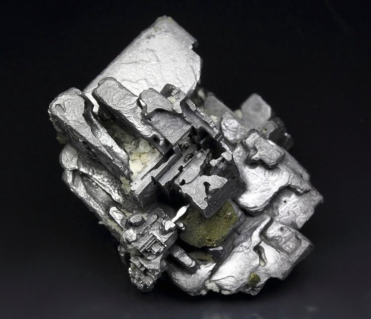 skeletal GALENA, CHALCOPYRITE