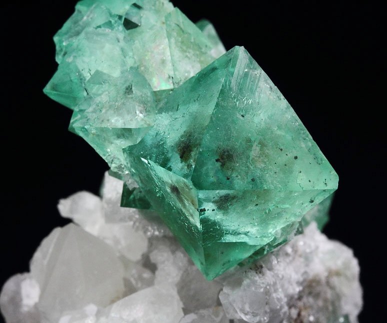 FLUORITE octahedrons