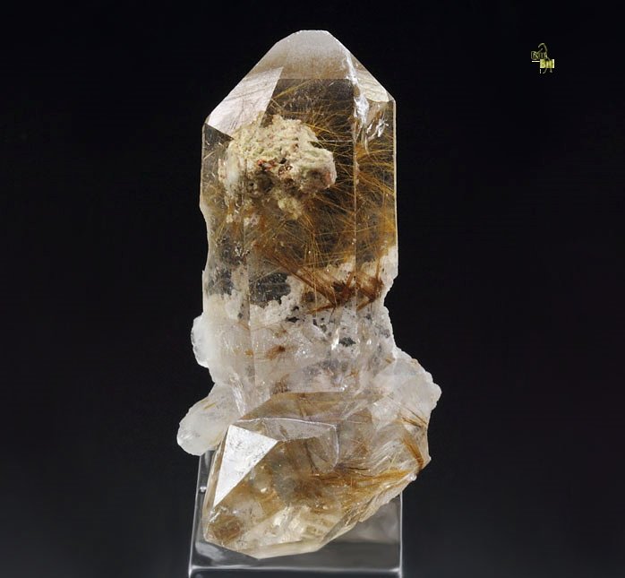 QUARTZ with RUTILE inclusions