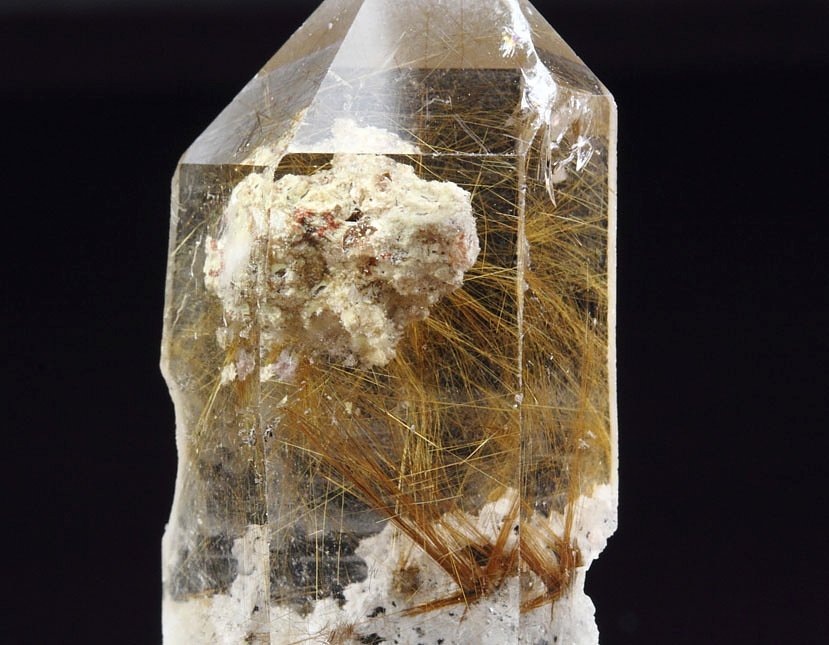 QUARTZ with RUTILE inclusions