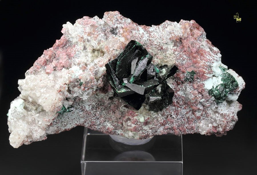 crystallized MALACHITE, CHRYSOCOLLA, QUARTZ