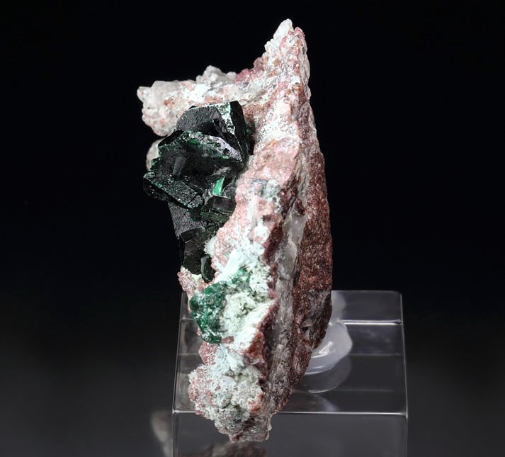 crystallized MALACHITE, CHRYSOCOLLA, QUARTZ