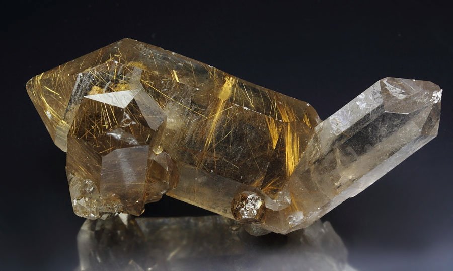 QUARTZ with RUTILE inclusions