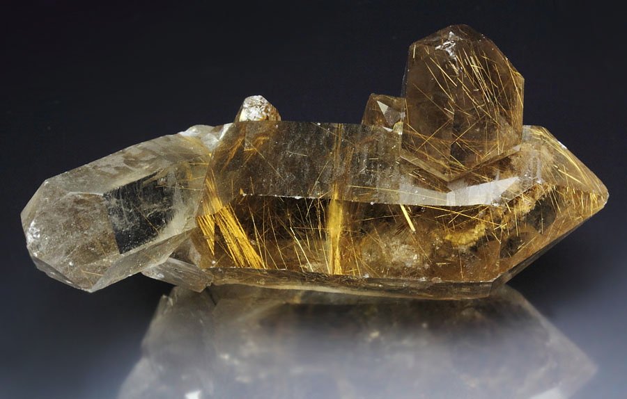 QUARTZ with RUTILE inclusions