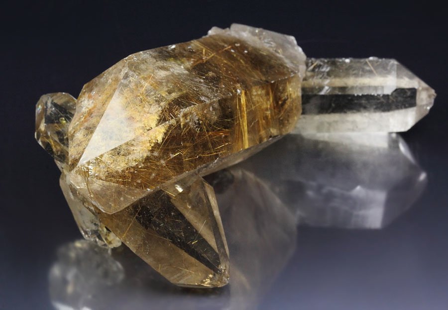 QUARTZ with RUTILE inclusions