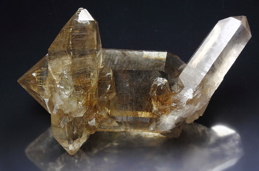 QUARTZ with RUTILE inclusions