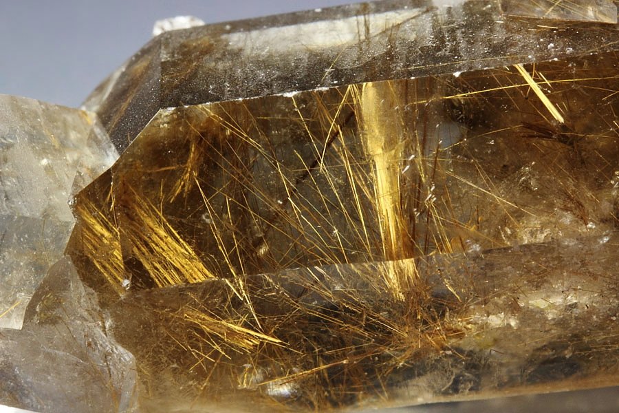 QUARTZ with RUTILE inclusions