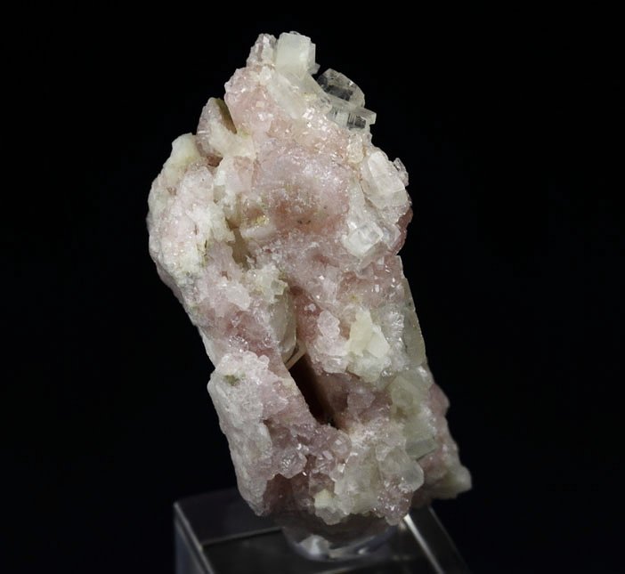 rare- gem PINK GARNET var. GROSSULAR, PREHNITE