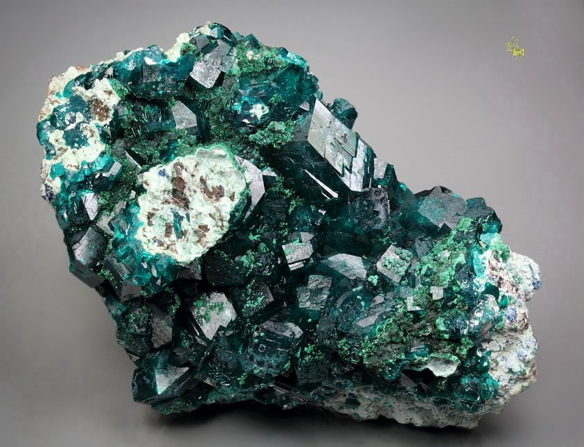 DIOPTASE, MALACHITE