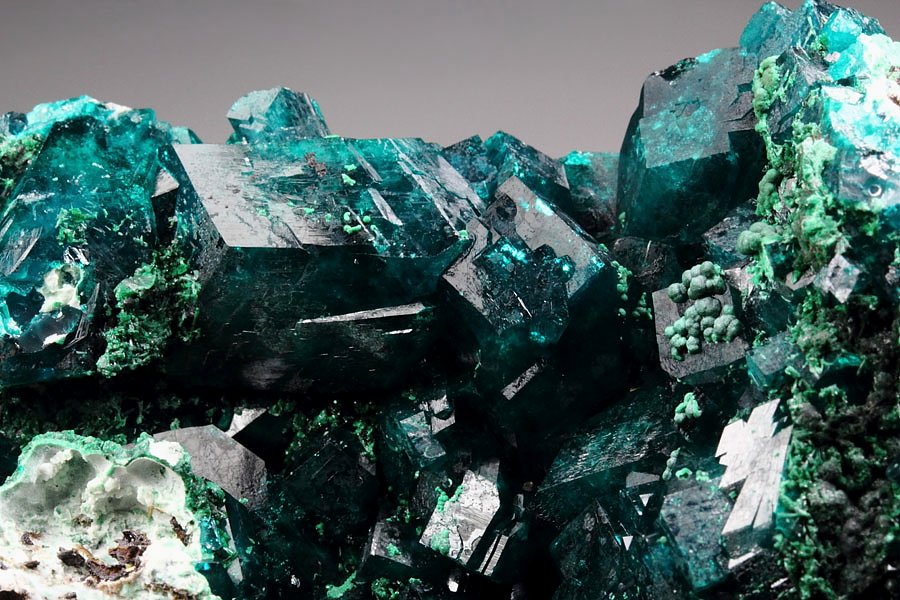 DIOPTASE, MALACHITE