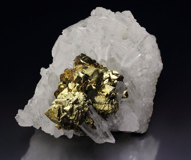 CHALCOPYRITE, QUARTZ