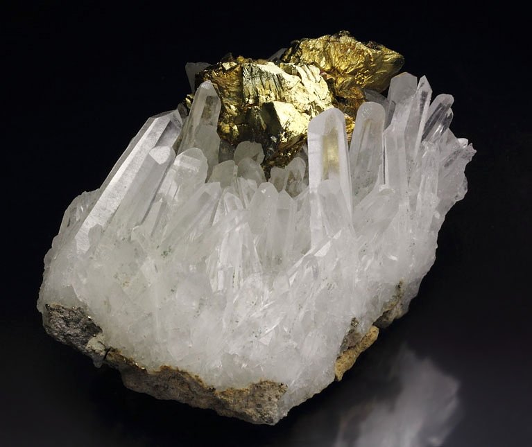 CHALCOPYRITE, QUARTZ