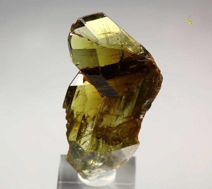 gem CHRYSOBERYL twinned