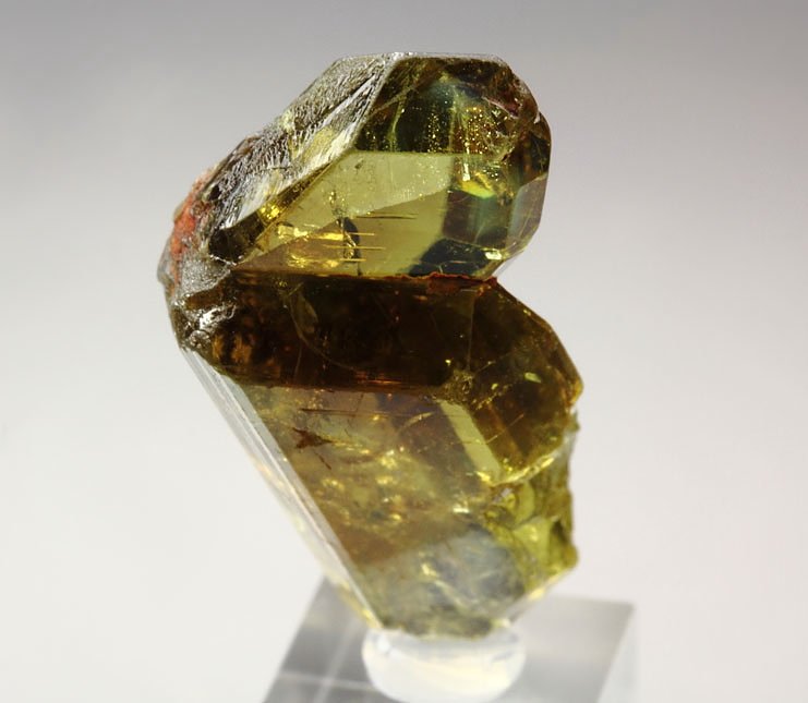 gem CHRYSOBERYL twinned