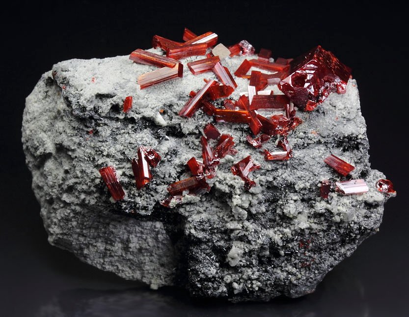 REALGAR, STIBNITE