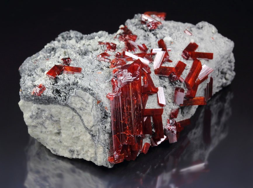 REALGAR, STIBNITE