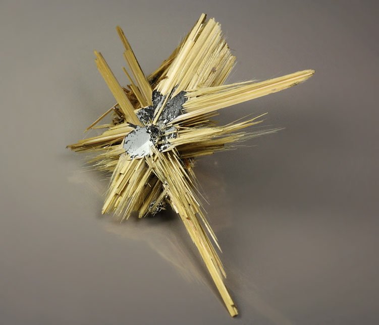 RUTILE, HEMATITE