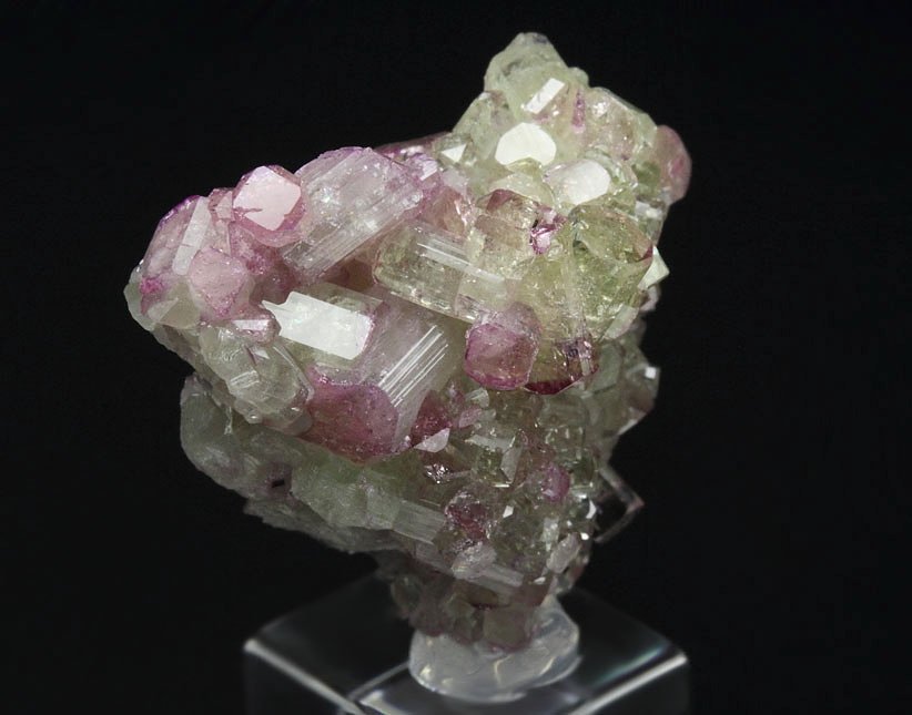 gem VESUVIANITE with RASPBERRY CAPS