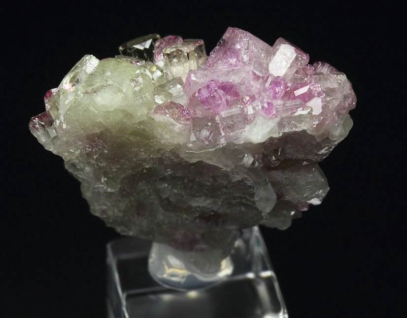 gem VESUVIANITE with RASPBERRY CAPS