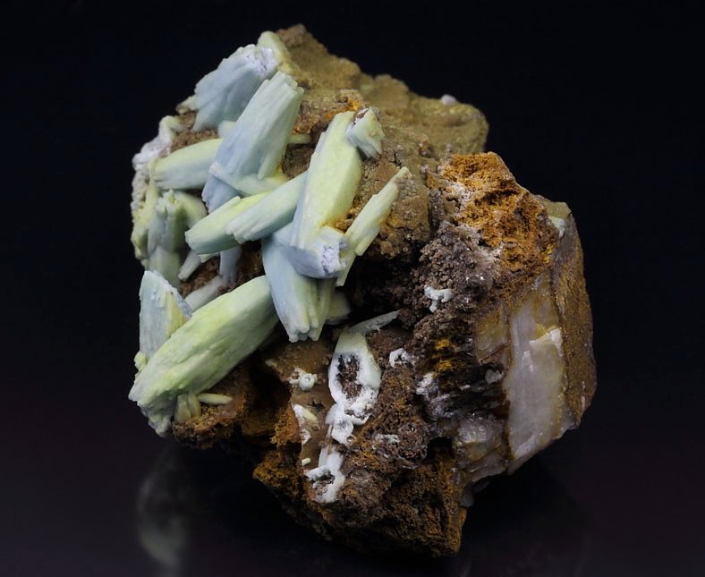 PLUMBOGUMMITE epimorph after PYROMORPHITE