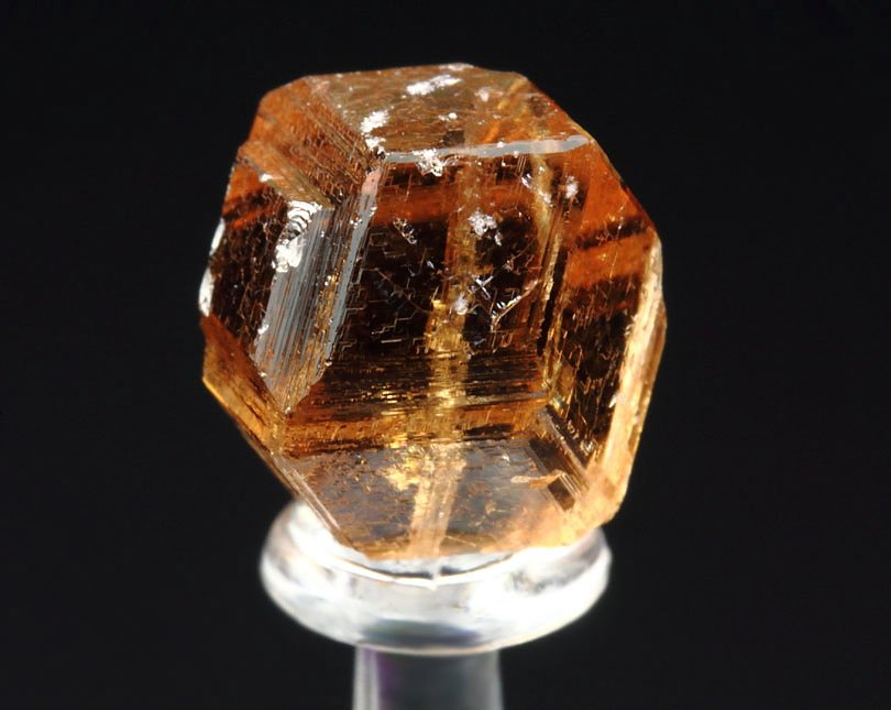 gem GARNET var. GROSSULAR with DIOPSIDE inclusions