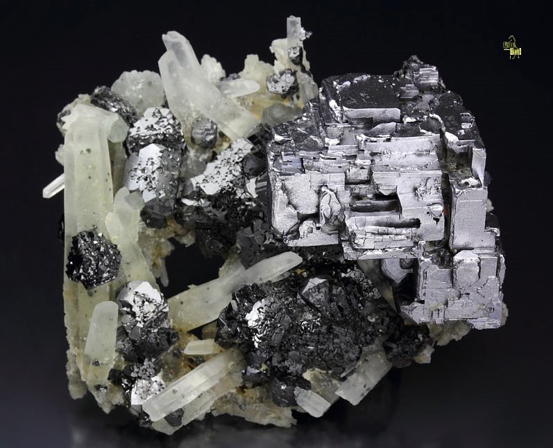 skeletal GALENA, SPHALERITE, QUARTZ