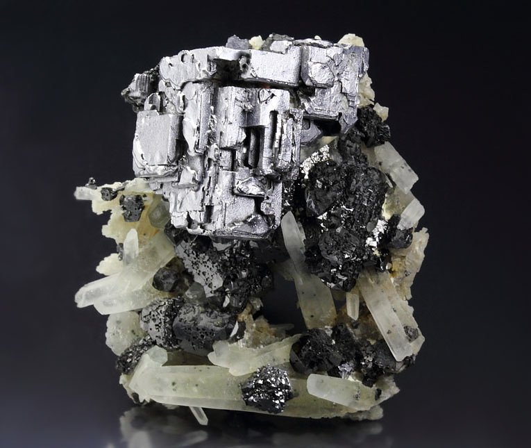 skeletal GALENA, SPHALERITE, QUARTZ