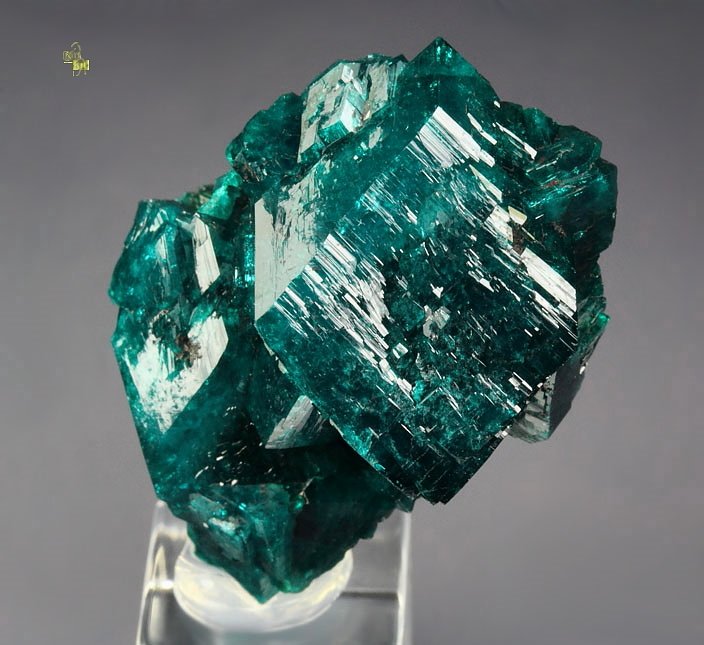 gemmy DIOPTASE bi-terminated