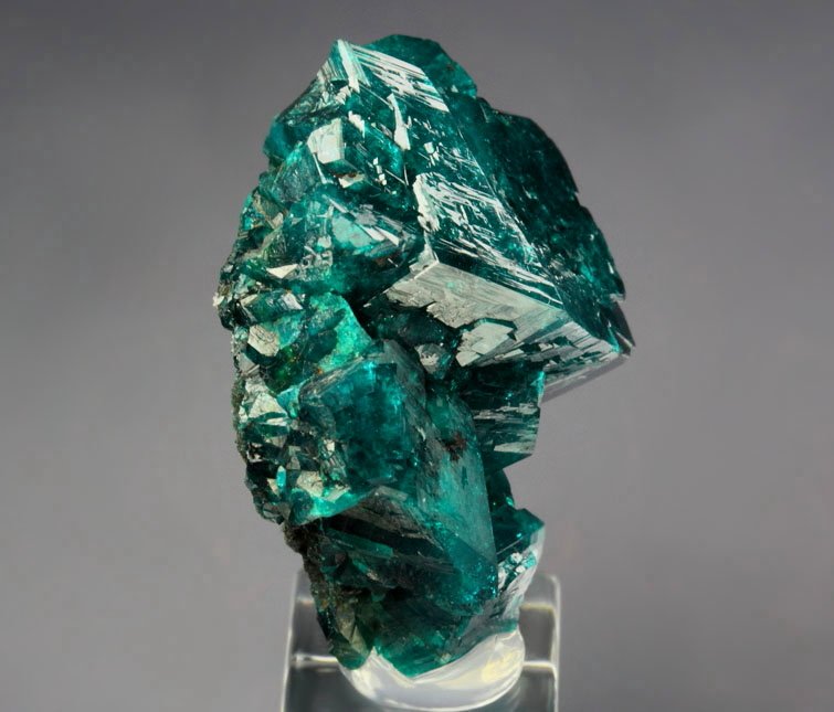 gemmy DIOPTASE bi-terminated