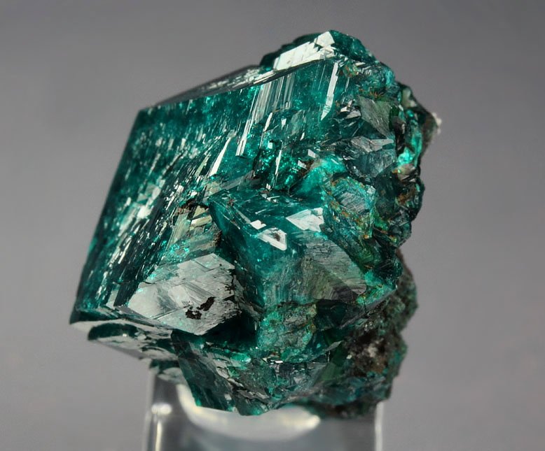 gemmy DIOPTASE bi-terminated