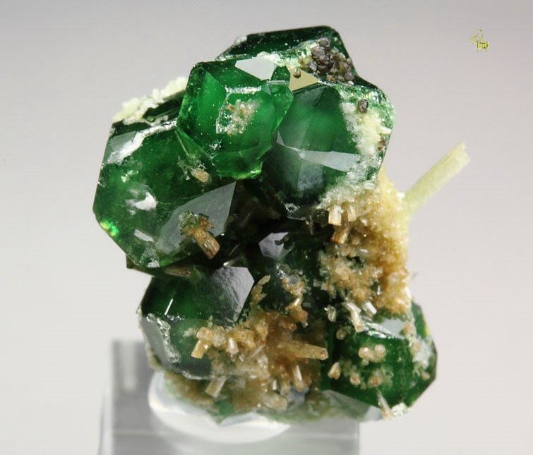 gem GARNET var. GROSSULAR var. CHROMIAN, DIOPSIDE, CLINOCHLORE