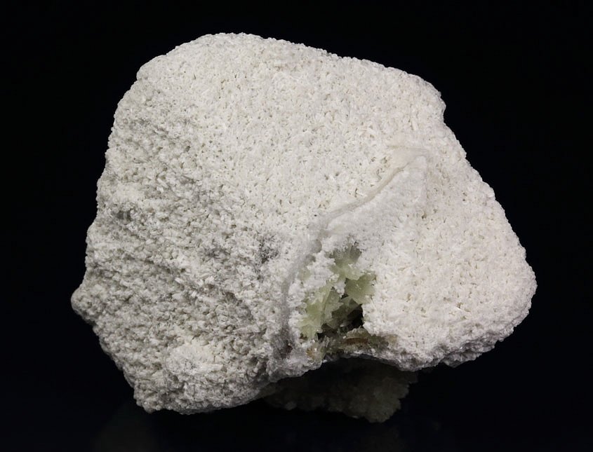 GONNARDITE epimorph after CALCITE, CALCITE