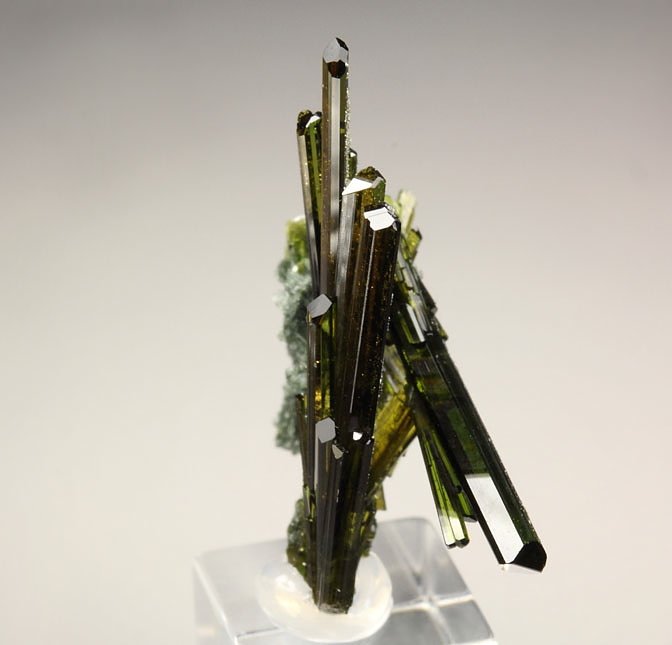 EPIDOTE, AMPHIBOLE GROUP var. BYSSOLITE, ALBITE