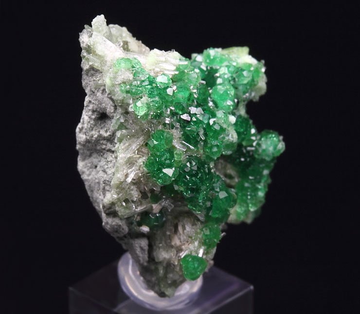 gem GARNET var. GROSSULAR var. CHROMIAN, DIOPSIDE