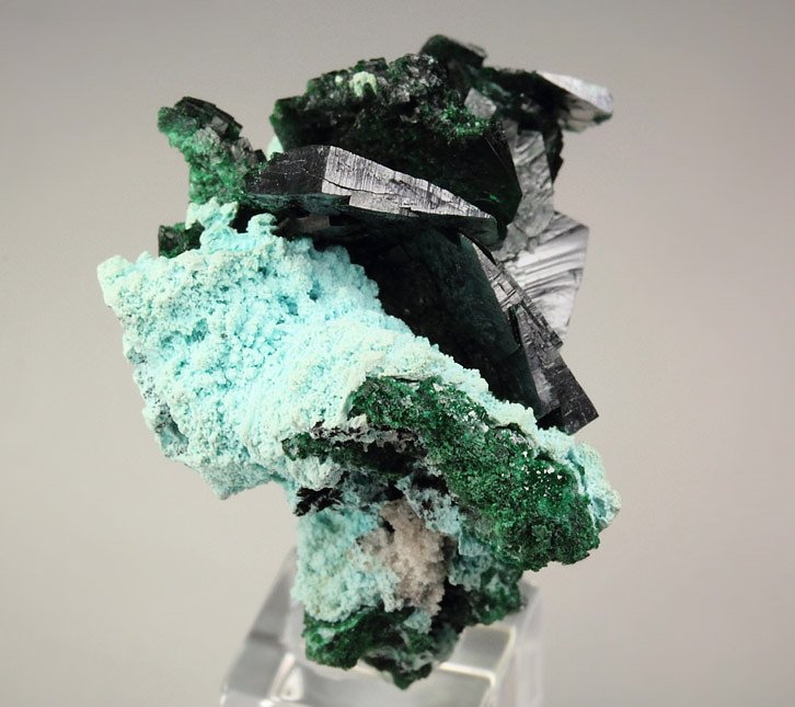 crystallized MALACHITE, CHRYSOCOLLA