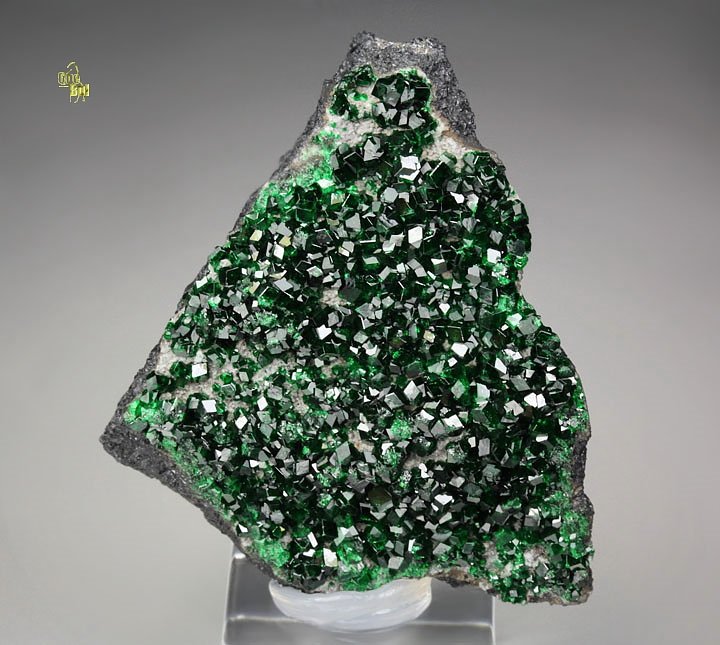 gemmy GARNET var. UVAROVITE