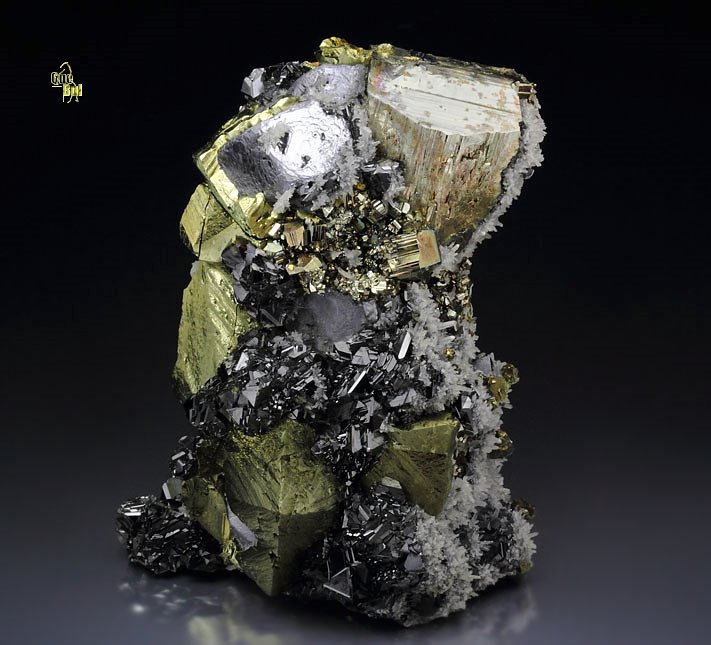 CHALCOPYRITE, GALENA, SPHALERITE, PYRITE, QUARTZ