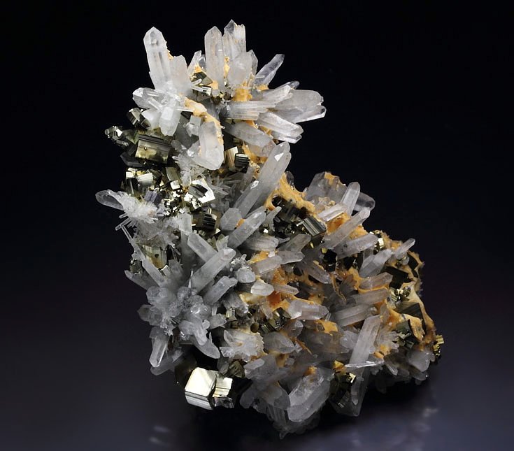 QUARTZ, PYRITE, CALCITE 