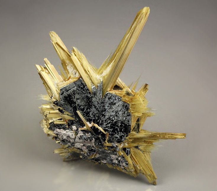 RUTILE, HEMATITE