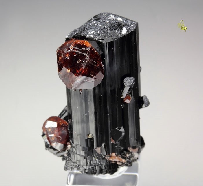 gem GARNET var. SPESSARTINE, TOURMALINE var. SCHORL